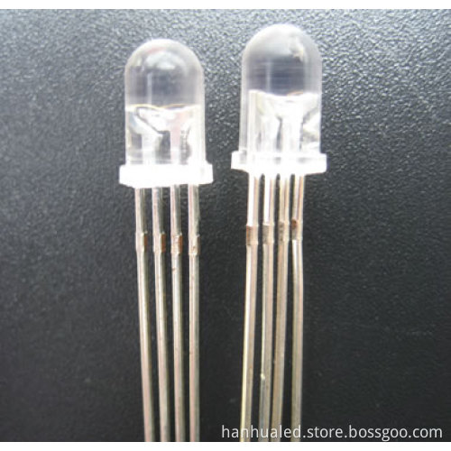 5mm Full Colour RGB Round DIP LED Diodes (common cathode)